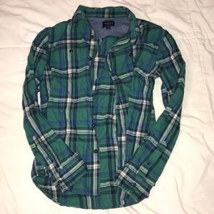 plaid button up shirt